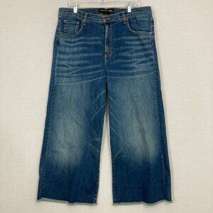 Veronica Beard Blue Wide Leg Jeans